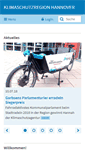 Mobile Screenshot of klimaschutz-hannover.de